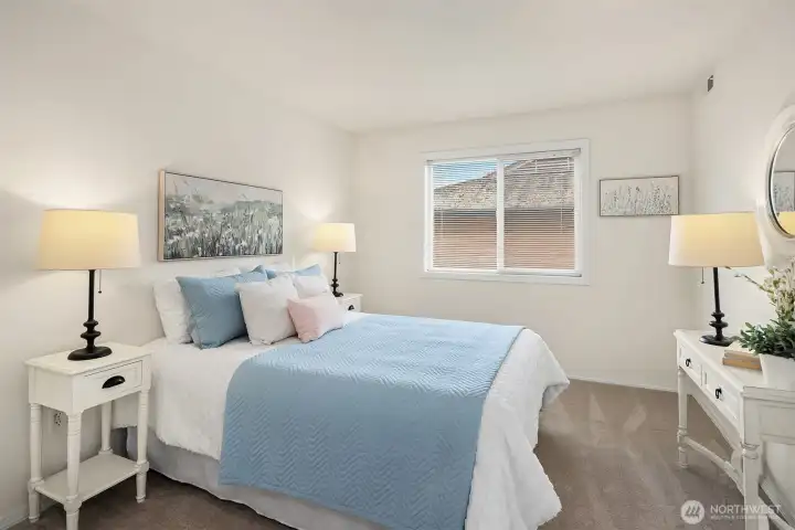 Second Bedroom is spacious.