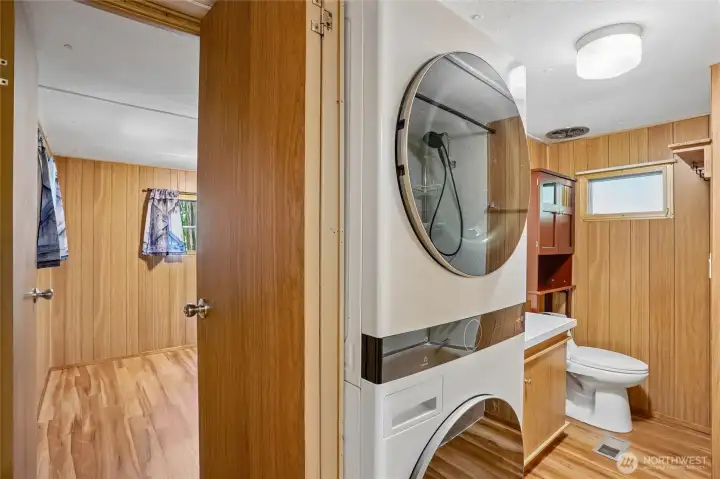 New stackable washer and dryer