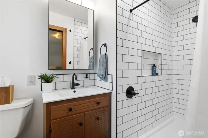 Newly added 3/4 primary bathroom