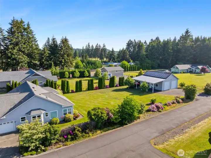Space to run, play or garden. You'll love the fresh apples and blueberries grown on your own little slice of heaven on earth!