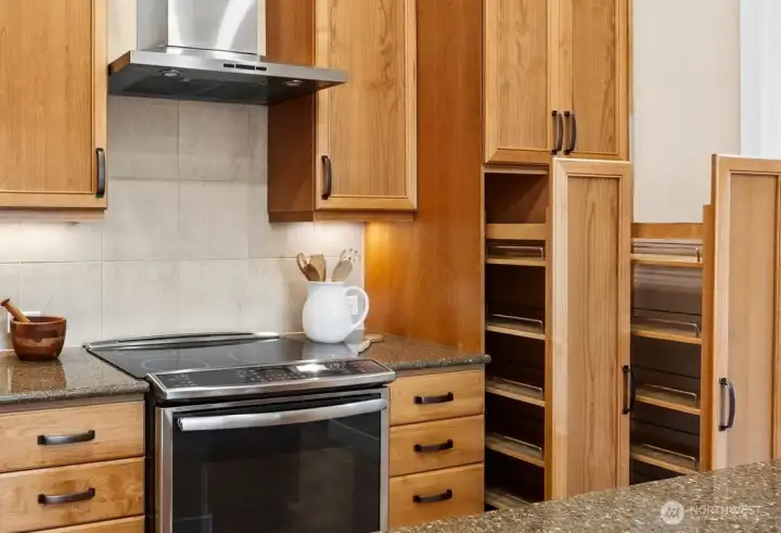 Custom pull out cabinets