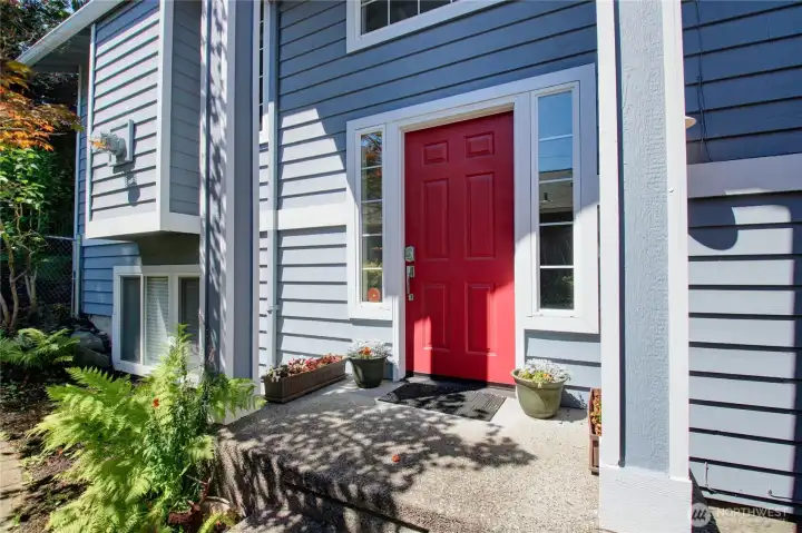 Covered front entry