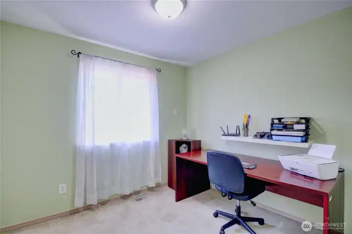 Upstairs bedroom #2. This is actual room