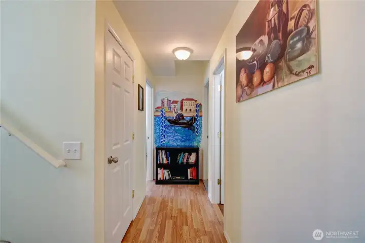 Downstairs hallway