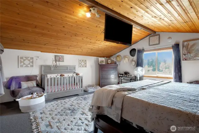 primary bedroom upstairs