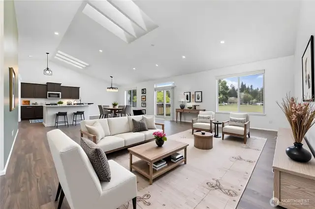 virtually stages no can lighting plumbed for chandelier or fan