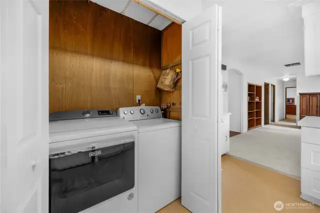 A quality LG full size washer and a dryer.