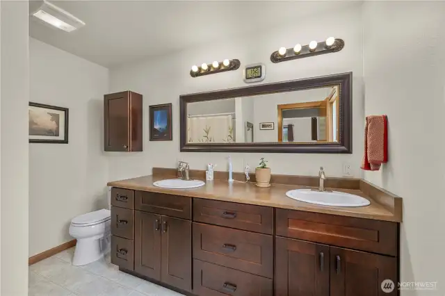 One part of the primary bath on the main floor. All new in 2012.