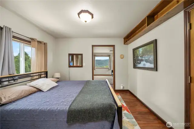 Bedroom in the ADU.