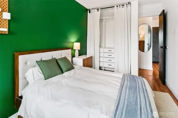 Spacious bedroom!