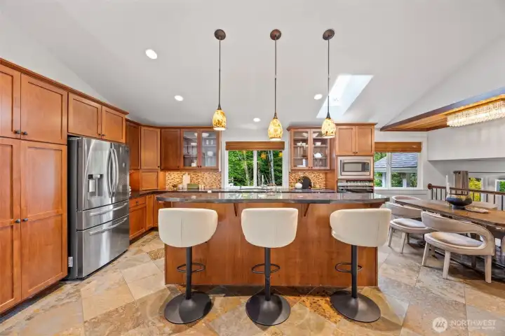 Open concept kitchen