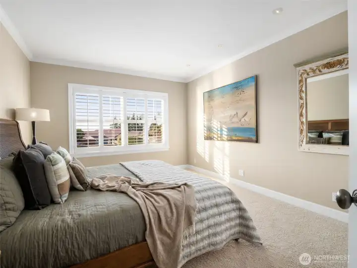 Spacious Laundry opens to the spare bedroom or craft room