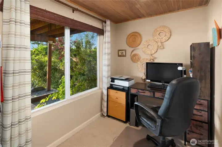 Office cut out in lower level