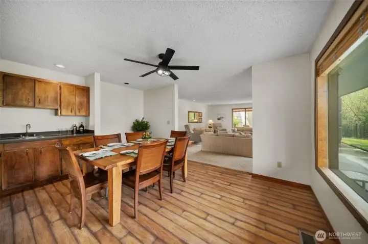 Room flow is excellent!