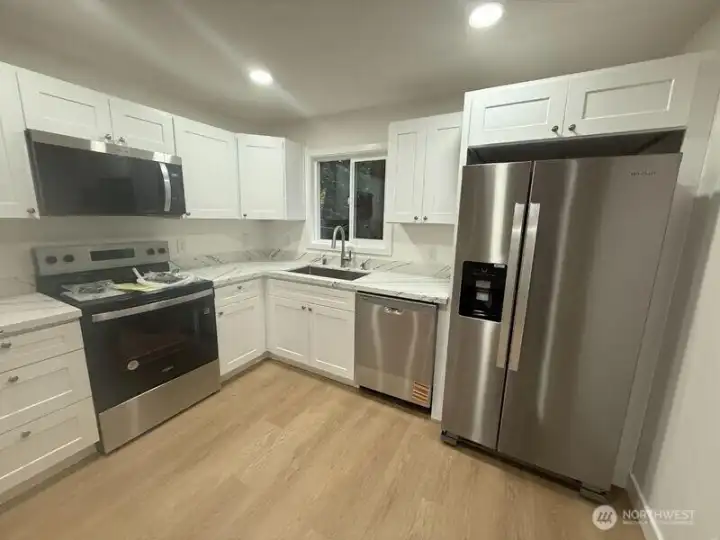 Closeup of the goodies in the kitchen.