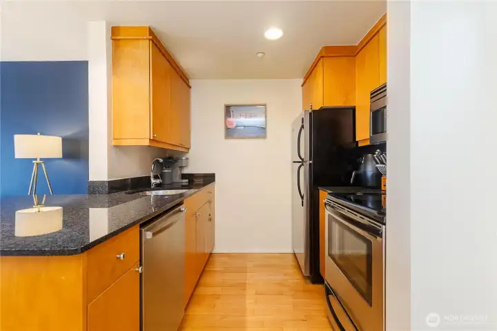 Updated and well-maintained kitchen.