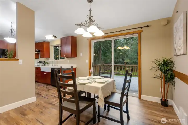 Dining Space from living Room