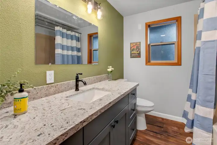 Upstairs hallway bathroom