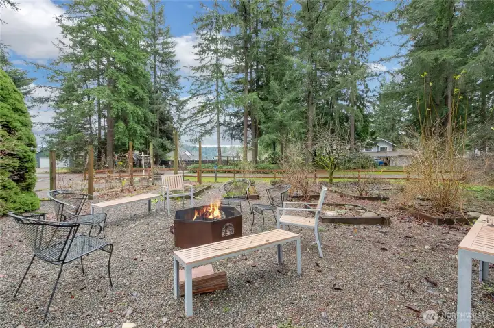 Gathering Space, Fire Pit.