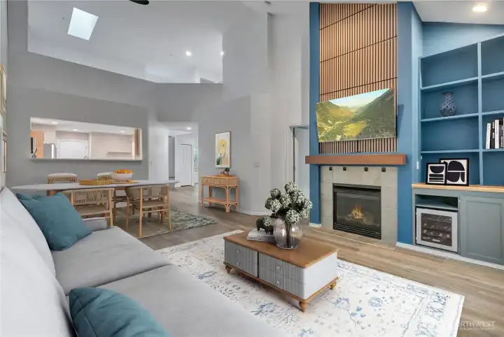 Living/Dining Room~ Virtually Staged