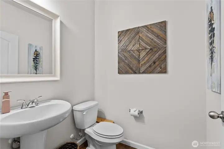 Powder room downstairs