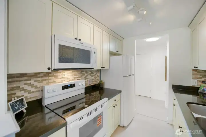 Kitchen with new appliances