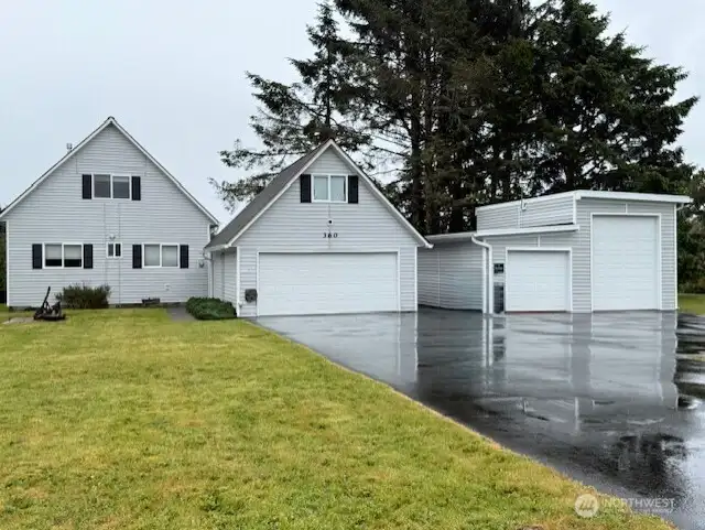 Canal front home on a double lot!
