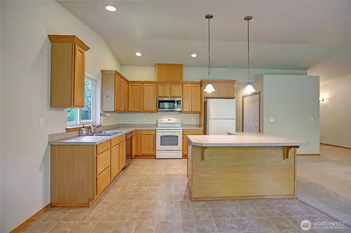 Large Island Kitchen~