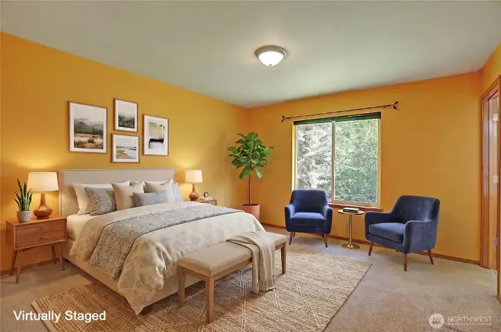 Primary Suite on Quiet-Corner of Home~