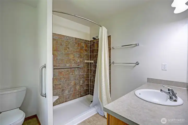 Primary Bath w/ Tile Shower~