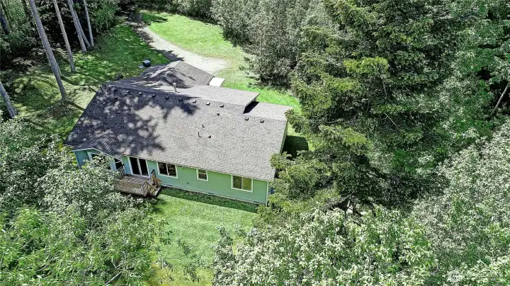 Overview Looking Towards Private Driveway to W Camano Dr~