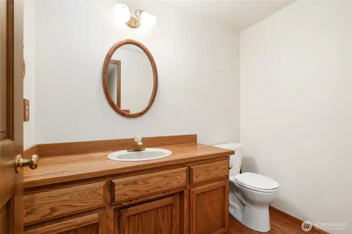 Main floor hall bathroom