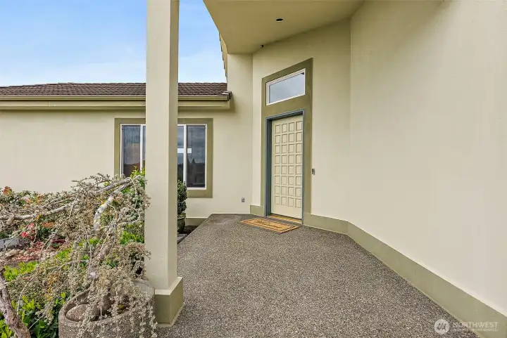 Covered Convenient No Step Entry!