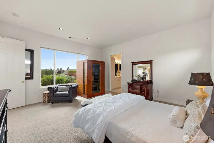 Primary Suite - Wake to the View of Mt Rainier! New Carpet will be installed Before Closing.