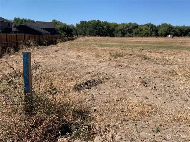 Water, sewer, gas, irrigation, and power to be stubbed to beginning of each lot