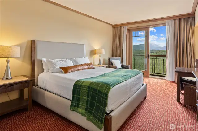 spacious bedroom