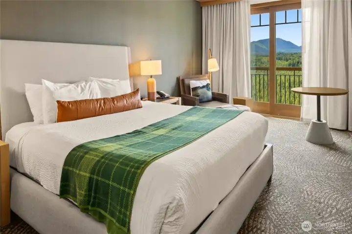 bedroom with Juliette balcony, more views
