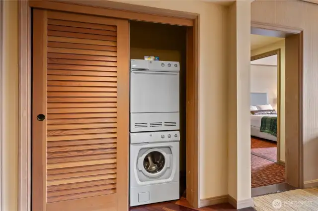 included washer/dryer