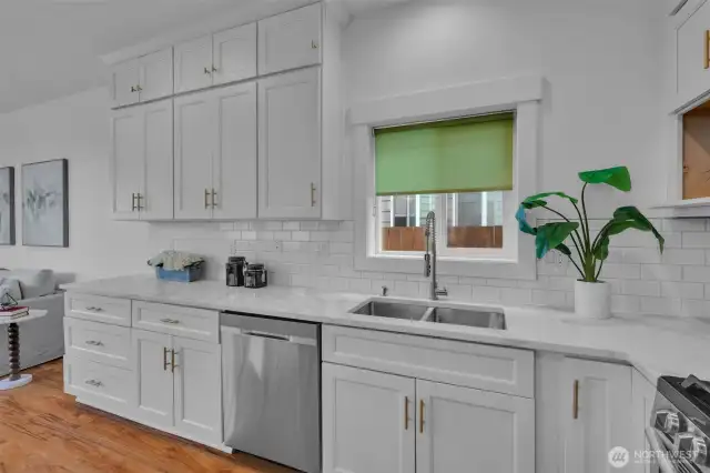 cabinets to the ceiling
