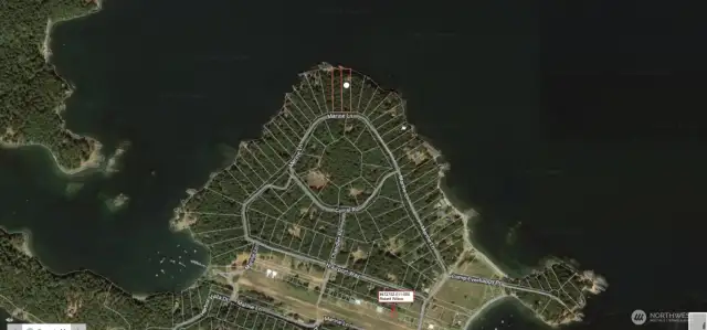 Two lots, and Tie down lot Map