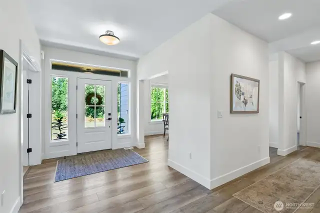 Entrance into this beautiful home.