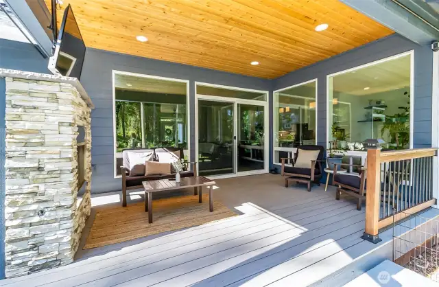 Look at the size of this, the large windows and doors looking out to this space is fantastic when you have guests over