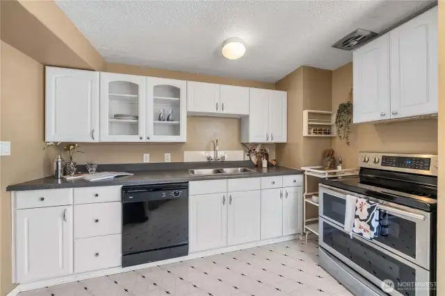 Open and inviting kitchen with stylish details and room to create