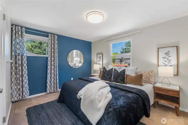 Bedroom #3 featuring modern updates