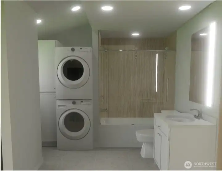 Bathroom Rendering For Image/Idea Purposes Only-Completion Will Not Be Exact