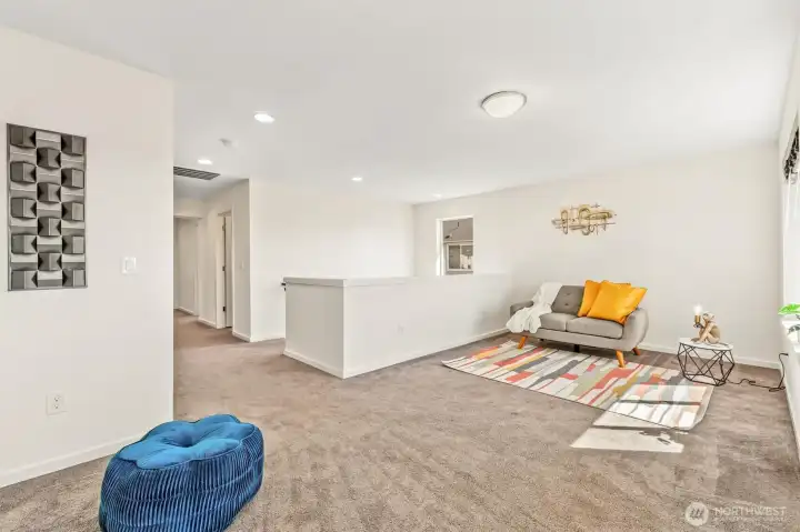 Upstairs loft area for all your fun hangouts with friends.