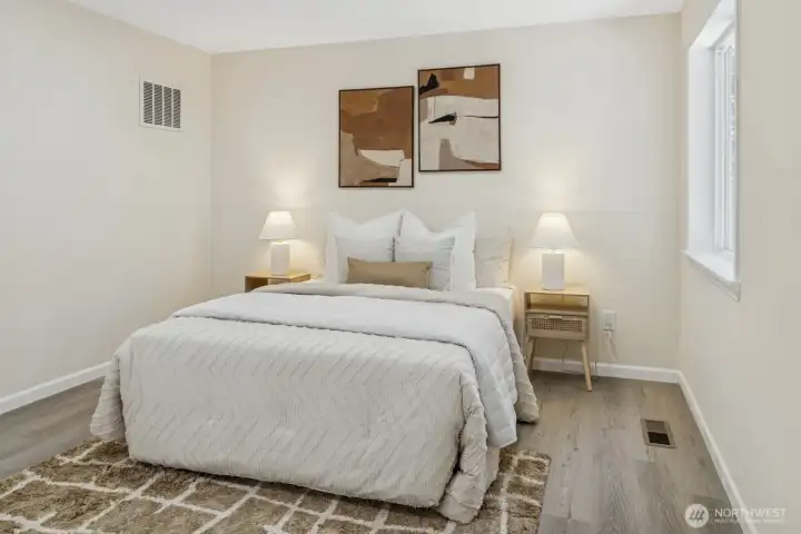 Primary Bedroom on main floor.