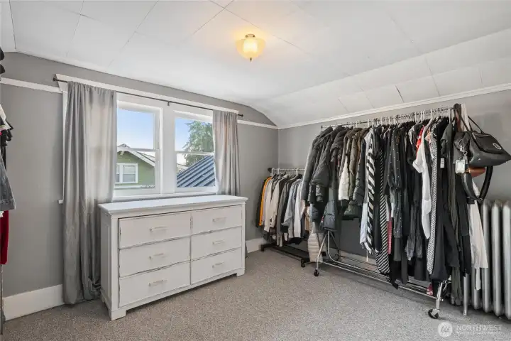 3rd upstairs bedroom. Currently being used as walk in closet