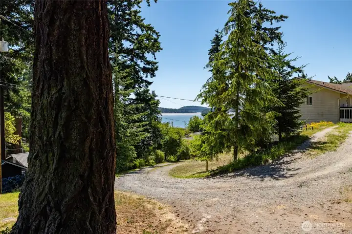 Access to lot off Sherman Road