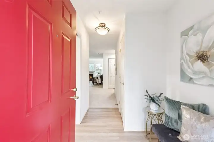 Welcome Home! New luxury vinyl plank flooring. New interior paint.